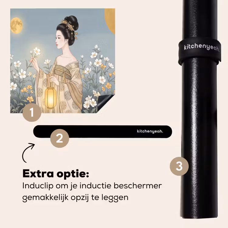 Inductie beschermer - Aziatisch - Vrouw - Kimono — 8