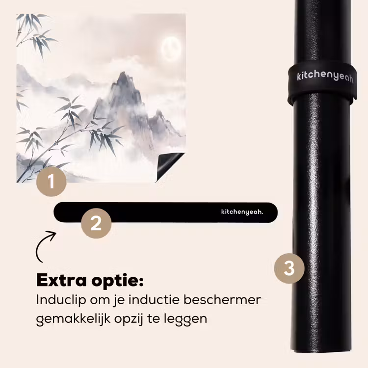 Inductie beschermer - Bamboe - Azië - Grijs — 8