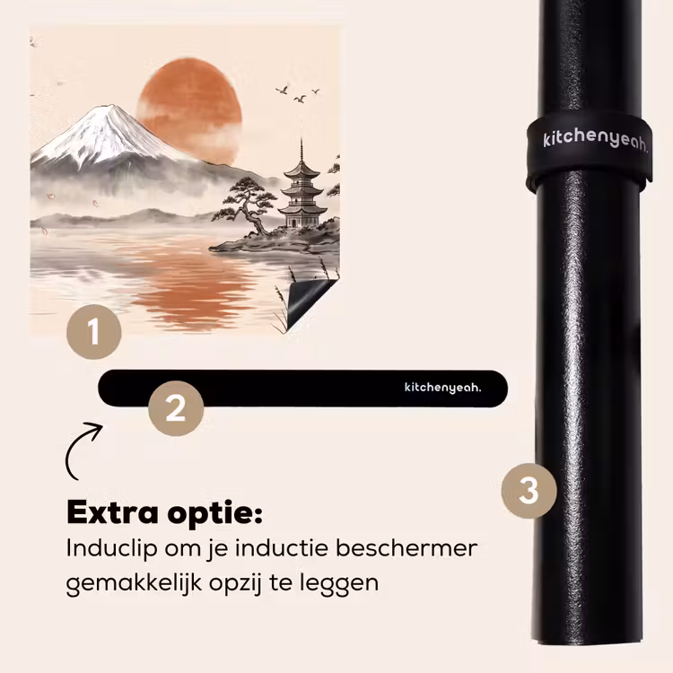 Inductie beschermer - Bergtop - Meer - Bloesem — 8