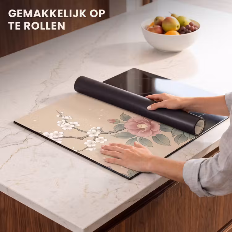 Inductie beschermer - Bloemen - Vogels - Bloemen — 7