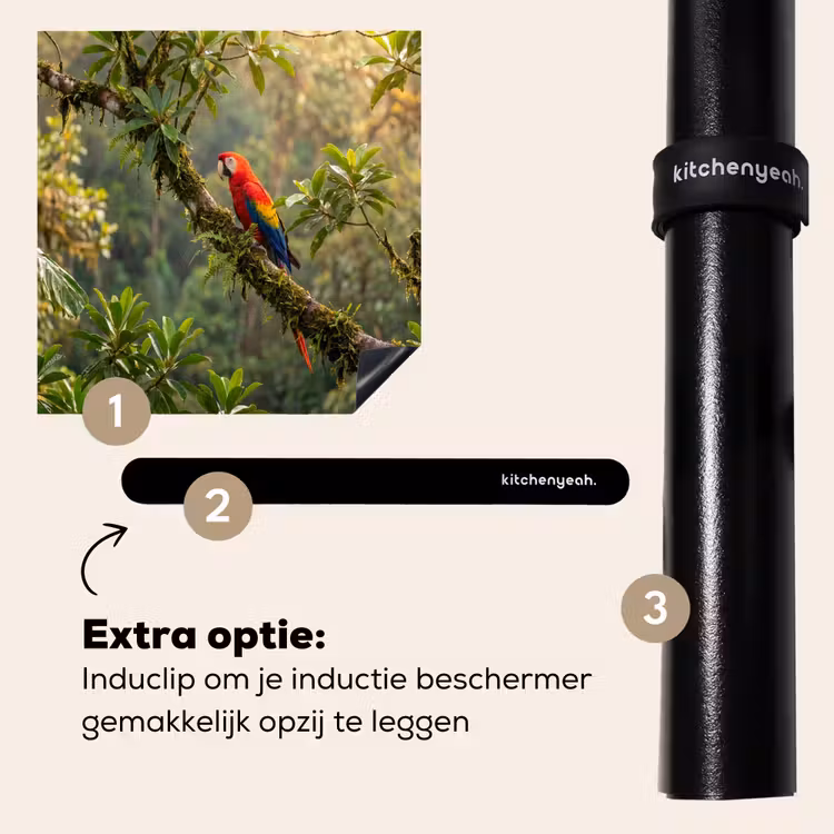 Inductie beschermer - Ara - Jungle - Rood — 8