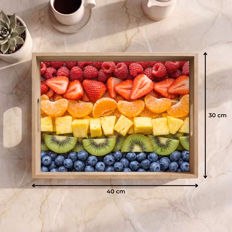 Dienblad - Fruit - Regenboog - Gezond - Kleurrijk — 7