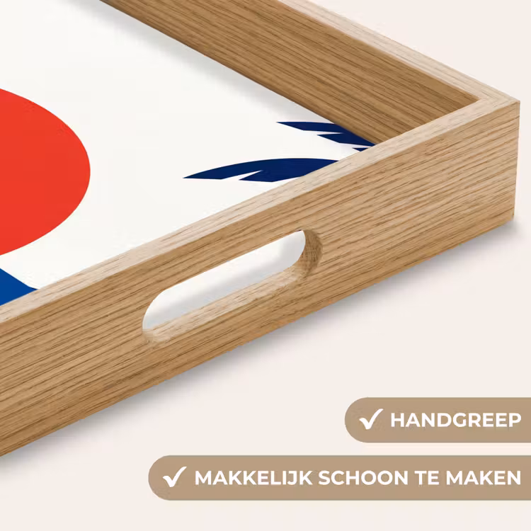 Dienblad - Zonsondergang - Zee - Palmboom - Tropisch - Modern — 8