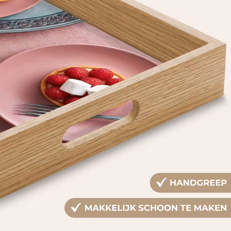 Dienblad - Dessert - Taart - Gebak - Zoet - Roze — 8
