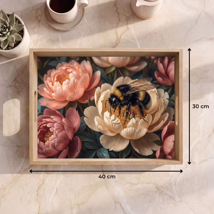 Dienblad - Bloemen - Insect - Natuur - Roze — 7