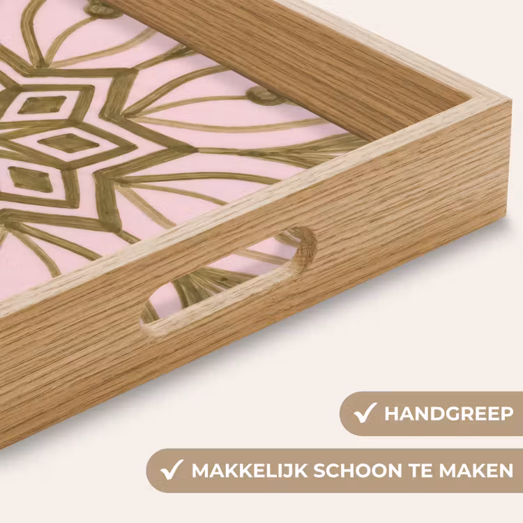 Dienblad - Patroon - Mandala - Decoratie - Abstract - Groen — 8