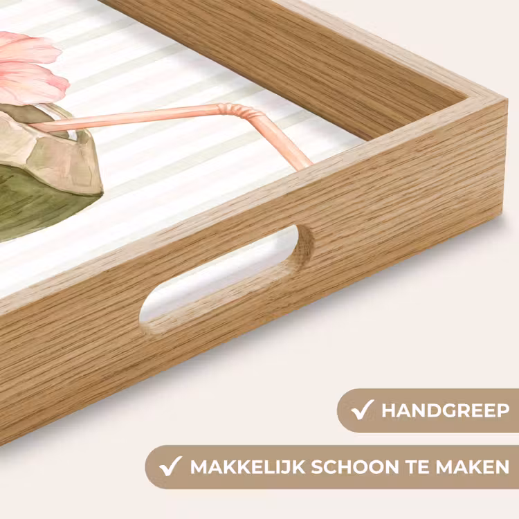 Dienblad - Kokosnoot - Drank - Tropisch - Illustratie - Zomer — 8