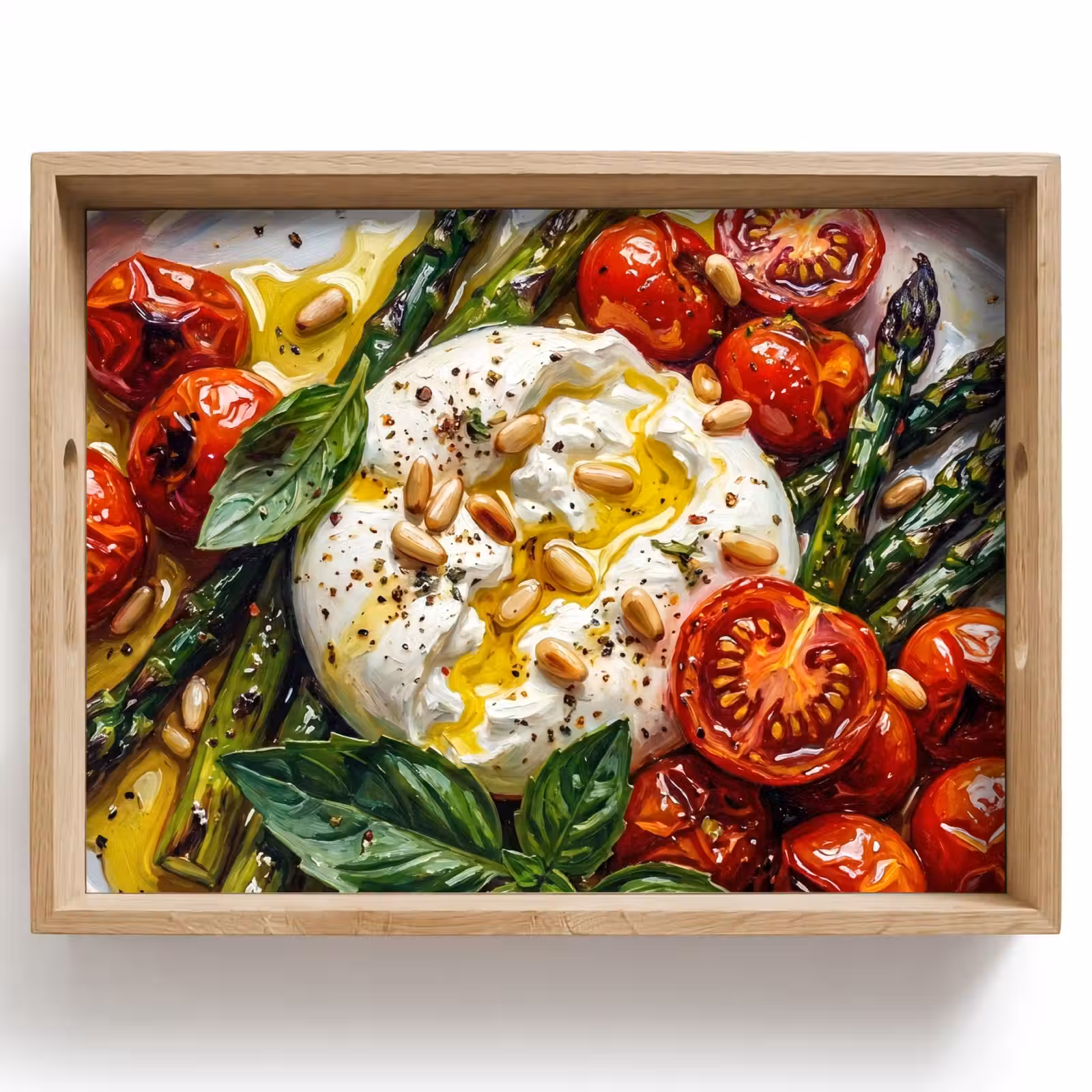 Dienblad - Eten - Groenten - Kaas - Modern - Vers — 1