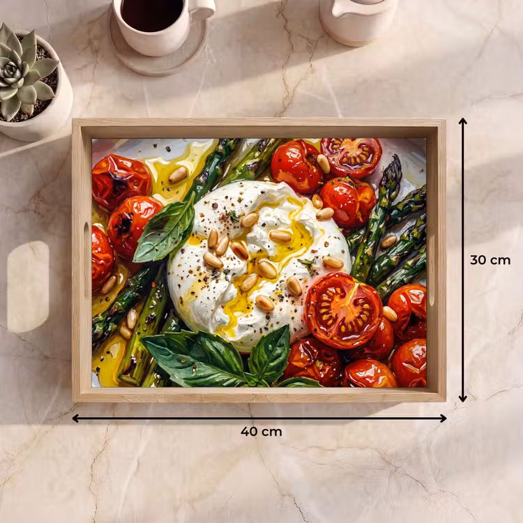 Dienblad - Eten - Groenten - Kaas - Modern - Vers — 7