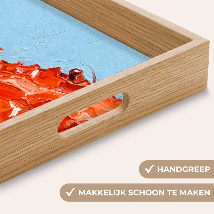 Dienblad - Krab - Zee - Dieren - Abstract - Rood — 8