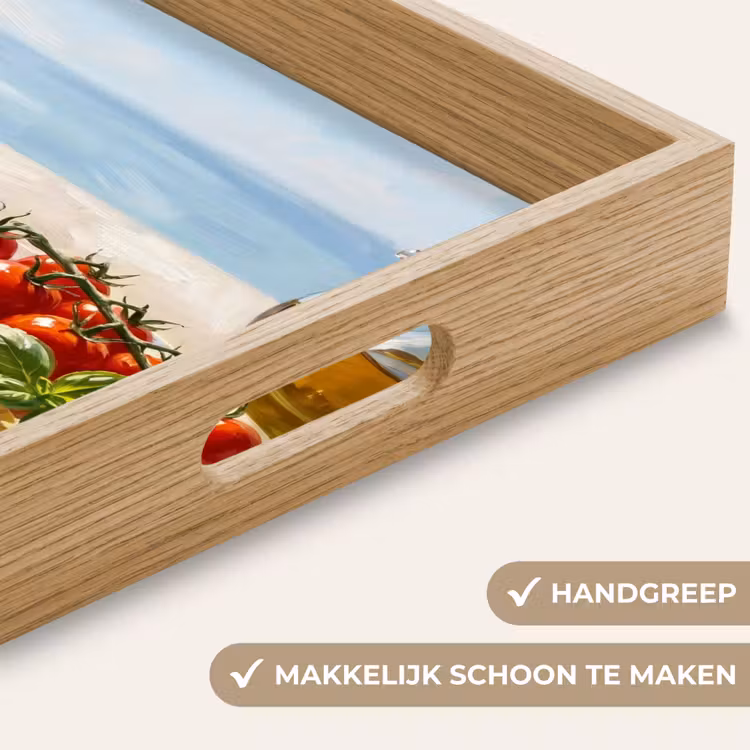 Dienblad - Eten - Middellandse Zee - Natuur - Geschilderd — 8