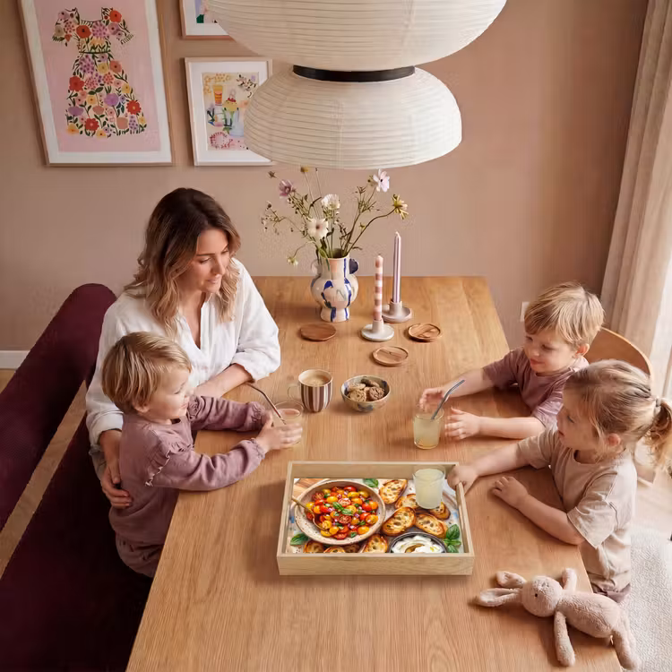 Dienblad - Eten - Tomaat - Brood - Kleurrijk - Keuken — 5