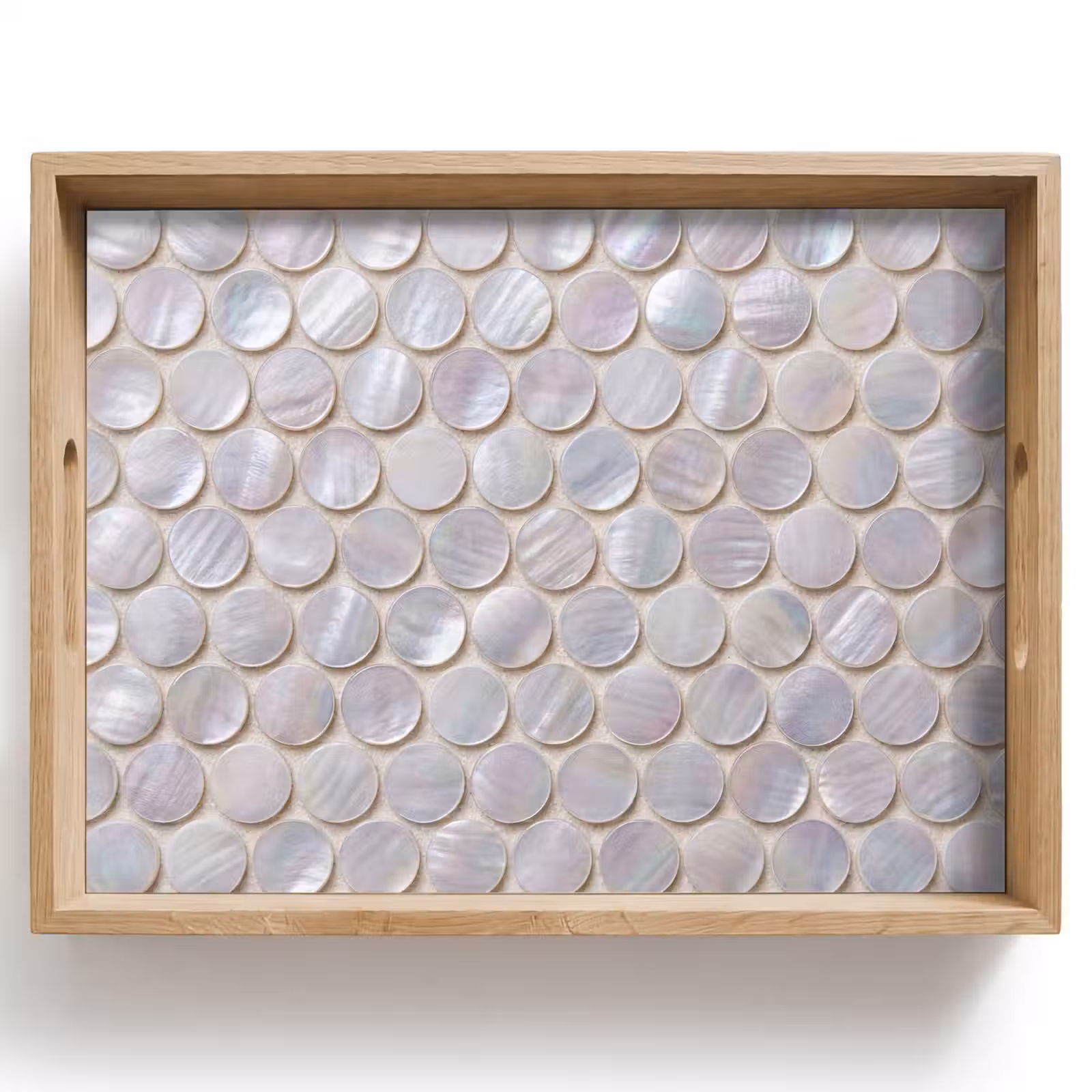 Dienblad - Patroon - Cirkels - Abstract - Modern - Wit — 1