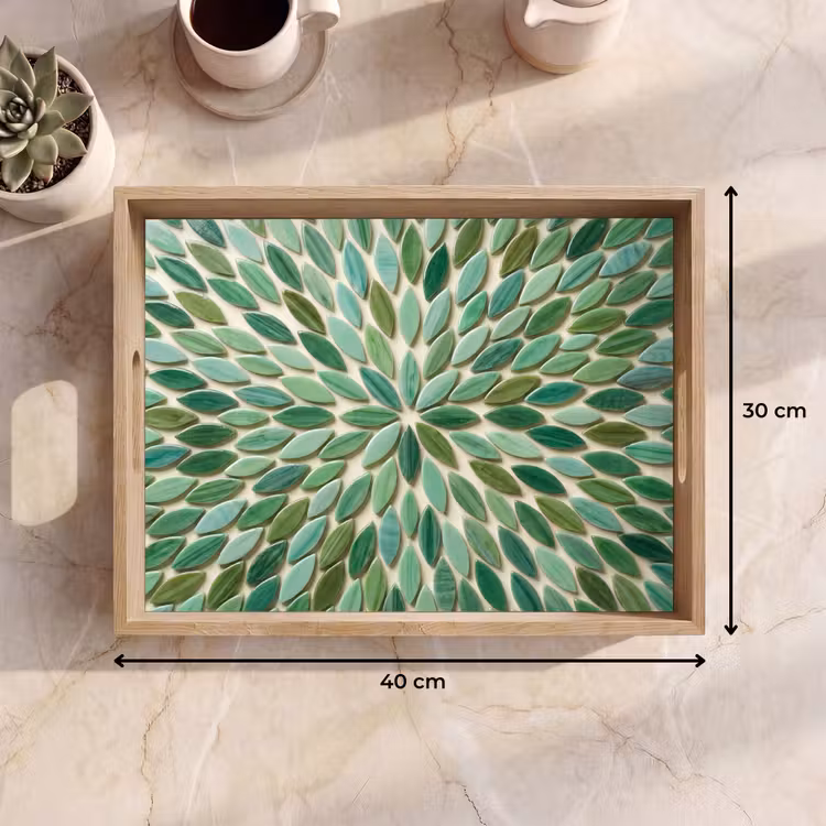 Dienblad - Patroon - Blad - Groen - Abstract — 7