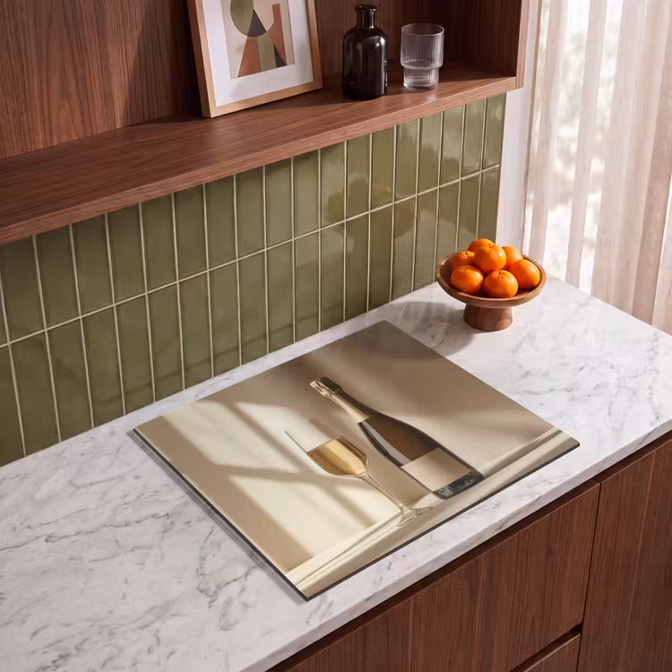 Inductie beschermer - Champagne - Beige - Schaduw - Bubbels — 4