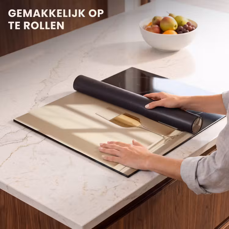 Inductie beschermer - Champagne - Beige - Schaduw - Bubbels — 7