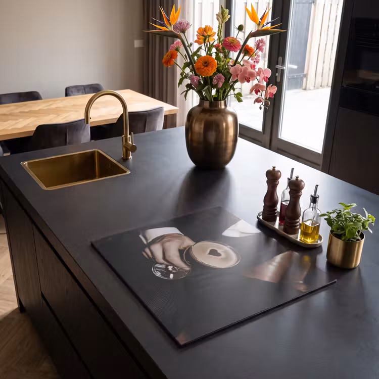 Inductie beschermer - Hartje - Cocktail - Espresso Martini - Hand — 2