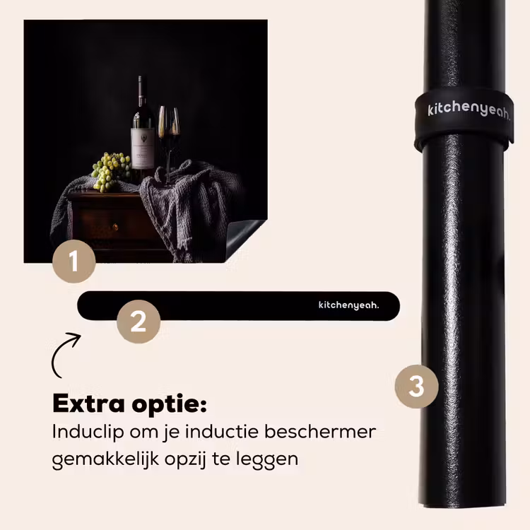 Inductie beschermer - Druiven - Wijn - Rood - Tafel — 8