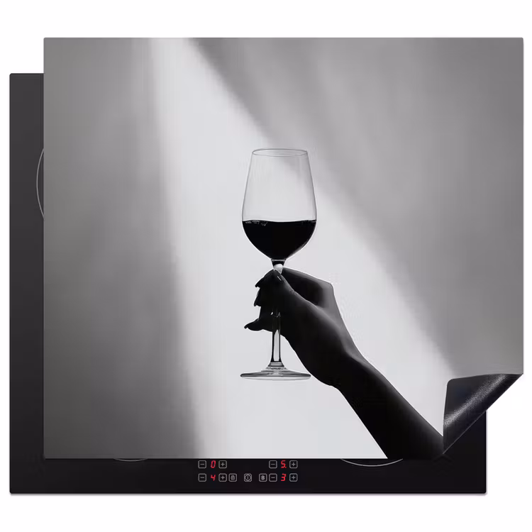 Inductie beschermer - Lichtinval - Wijn - Rood - Glas — 1