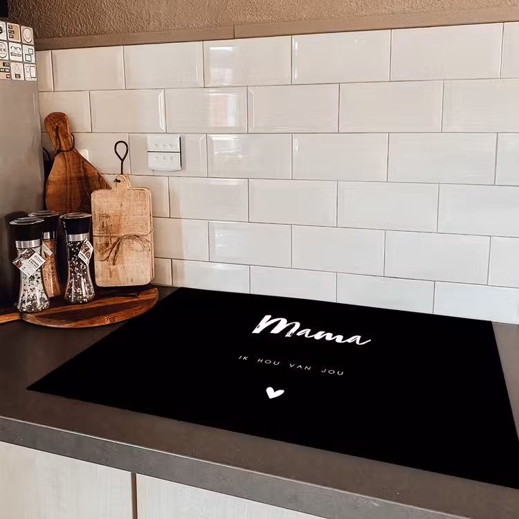 Inductie beschermer - Mama met tekst — 2