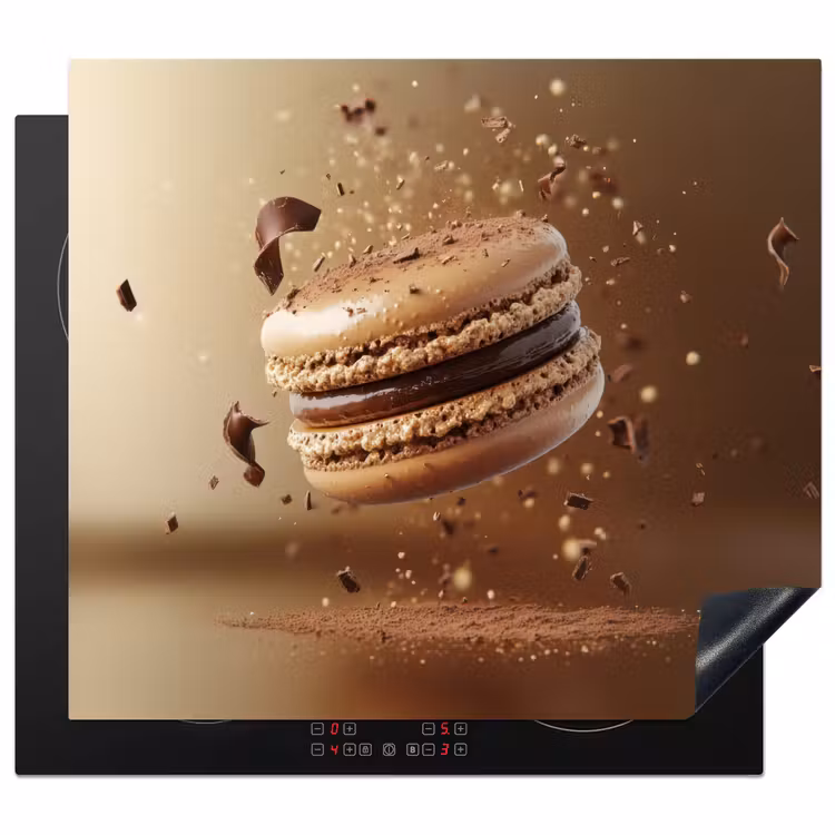 Inductie beschermer - Chocolade - Macarons - Eten - Snoep — 1