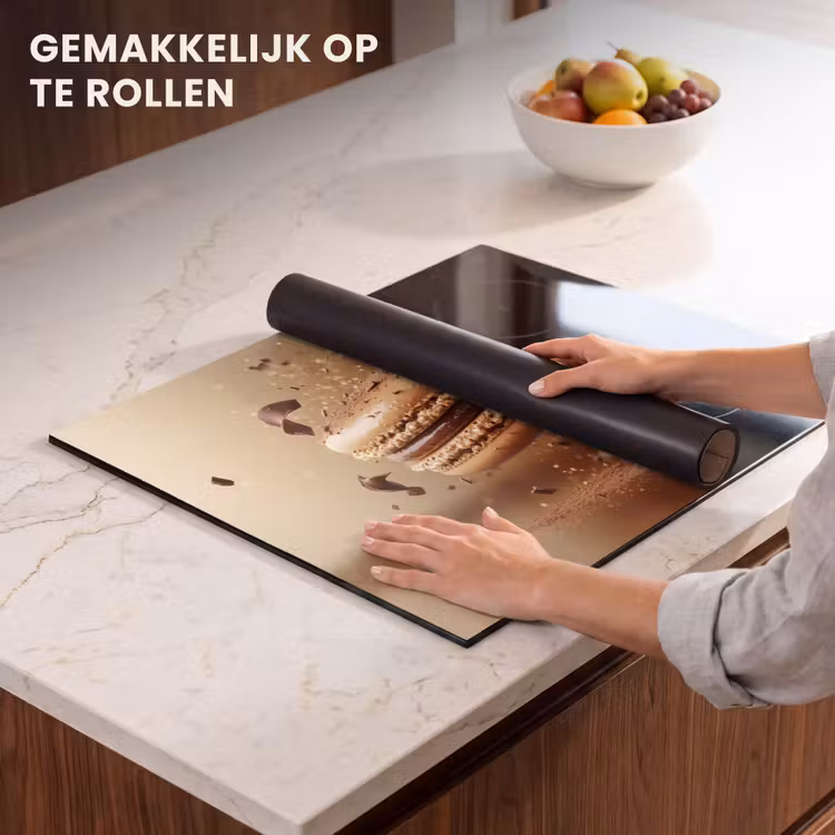 Inductie beschermer - Chocolade - Macarons - Eten - Snoep — 7