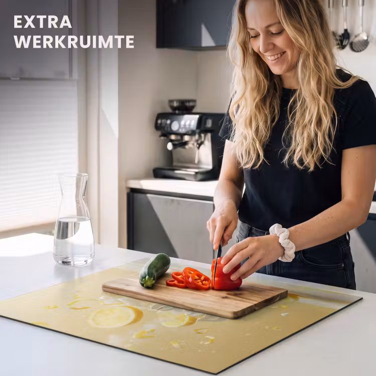 Inductie beschermer - Citroen - Taart - Eten - Geel — 5