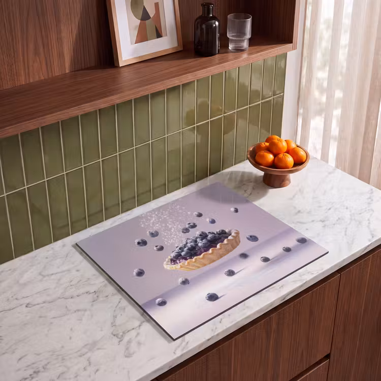 Inductie beschermer - Eten - Taart - Bessen - Blauw — 4