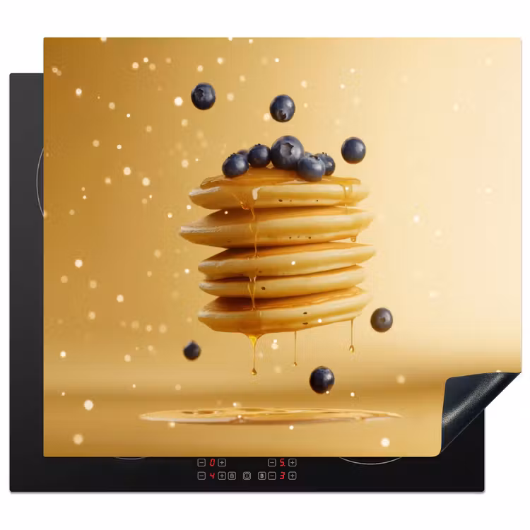 Inductie beschermer - Pannenkoeken - Eten - Honing - Geel — 1