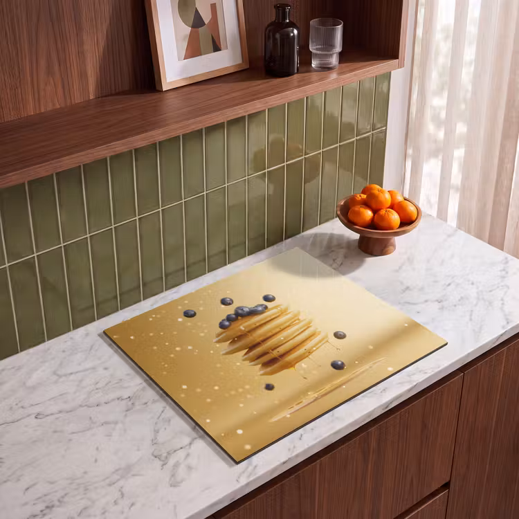 Inductie beschermer - Pannenkoeken - Eten - Honing - Geel — 4