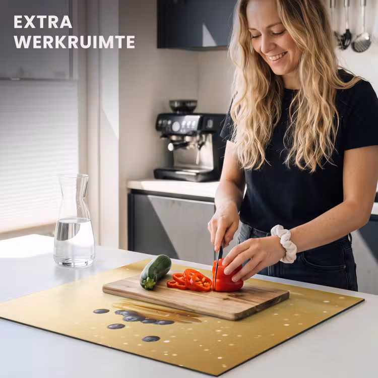 Inductie beschermer - Pannenkoeken - Eten - Honing - Geel — 5