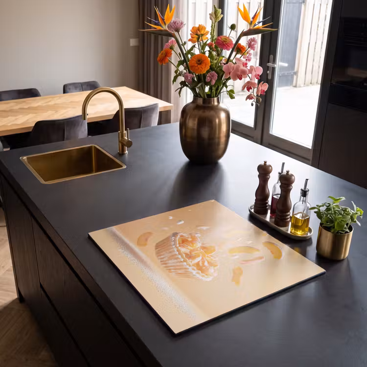 Inductie beschermer - Peach - Eten - Taart - Oranje — 2