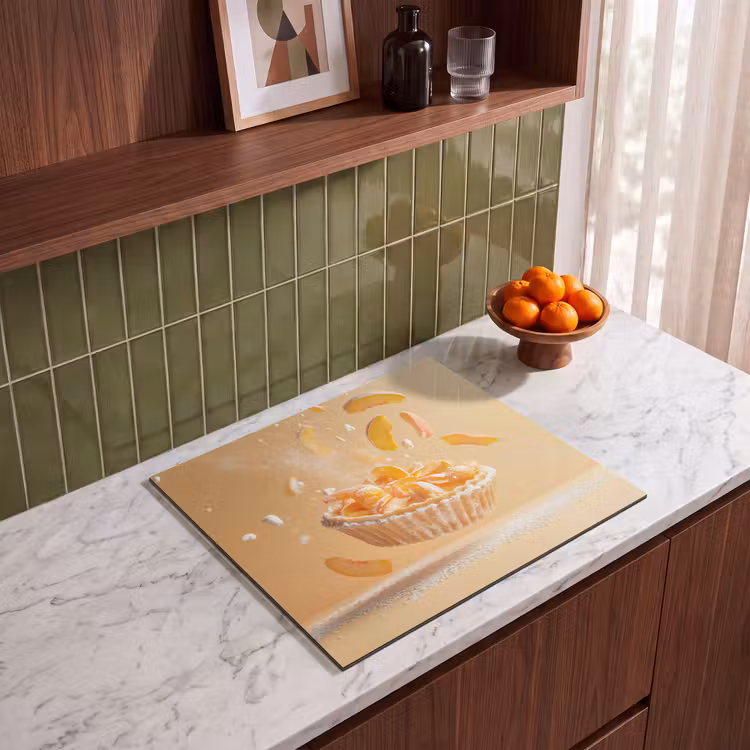 Inductie beschermer - Peach - Eten - Taart - Oranje — 4