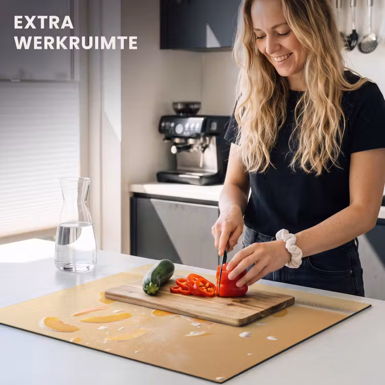 Inductie beschermer - Peach - Eten - Taart - Oranje — 5