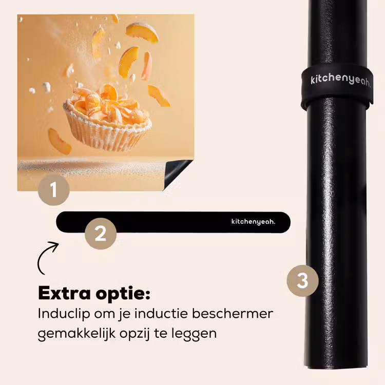 Inductie beschermer - Peach - Eten - Taart - Oranje — 8