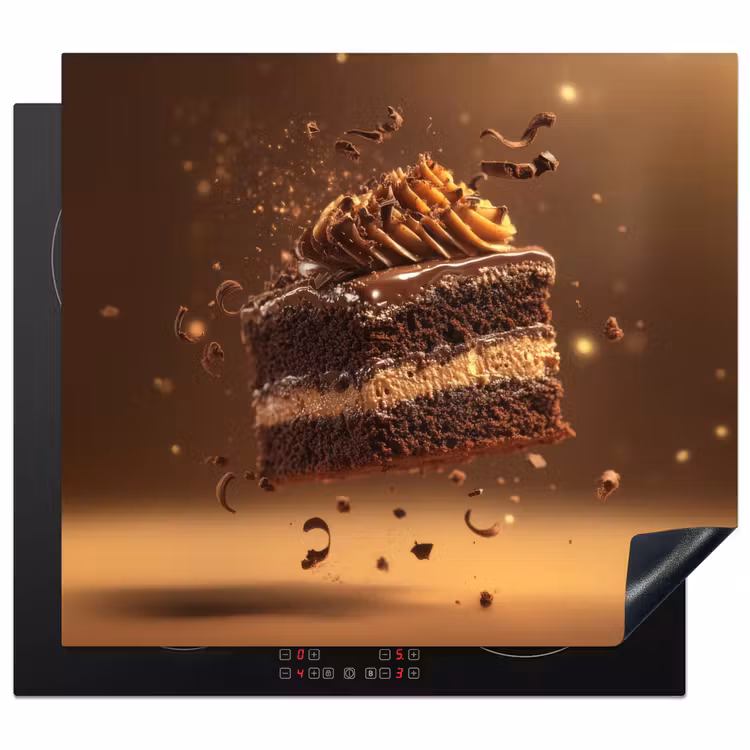 Inductie beschermer - Taart - Chocolade - Eten - Brownie — 1