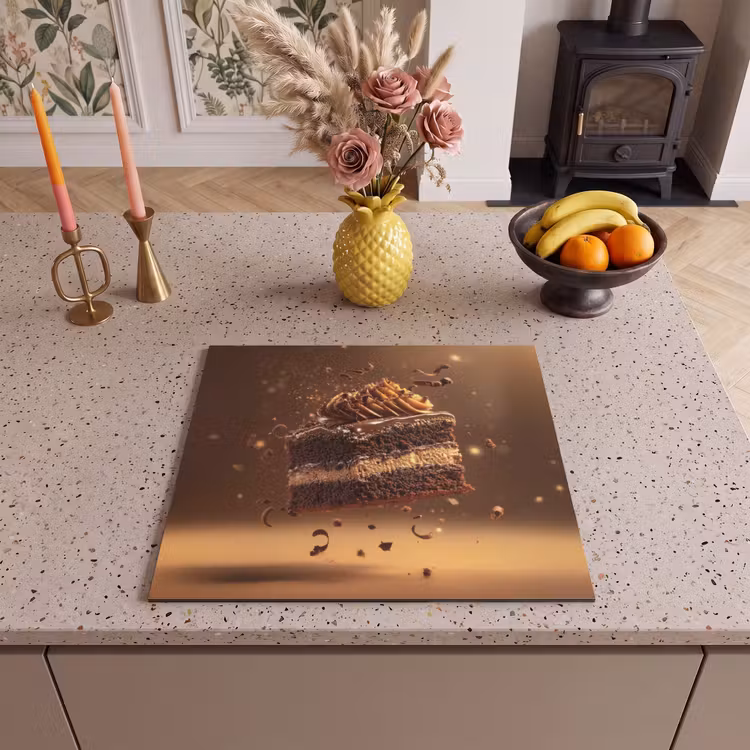 Inductie beschermer - Taart - Chocolade - Eten - Brownie — 3