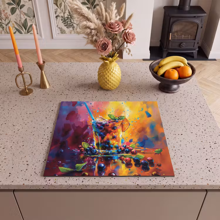 Inductie beschermer - Explosie van Fruit en Kleur — 3