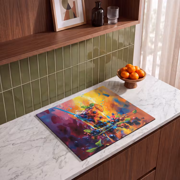 Inductie beschermer - Explosie van Fruit en Kleur — 4