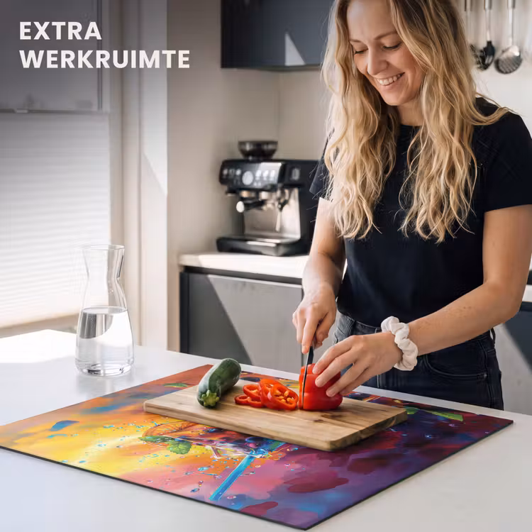 Inductie beschermer - Explosie van Fruit en Kleur — 5