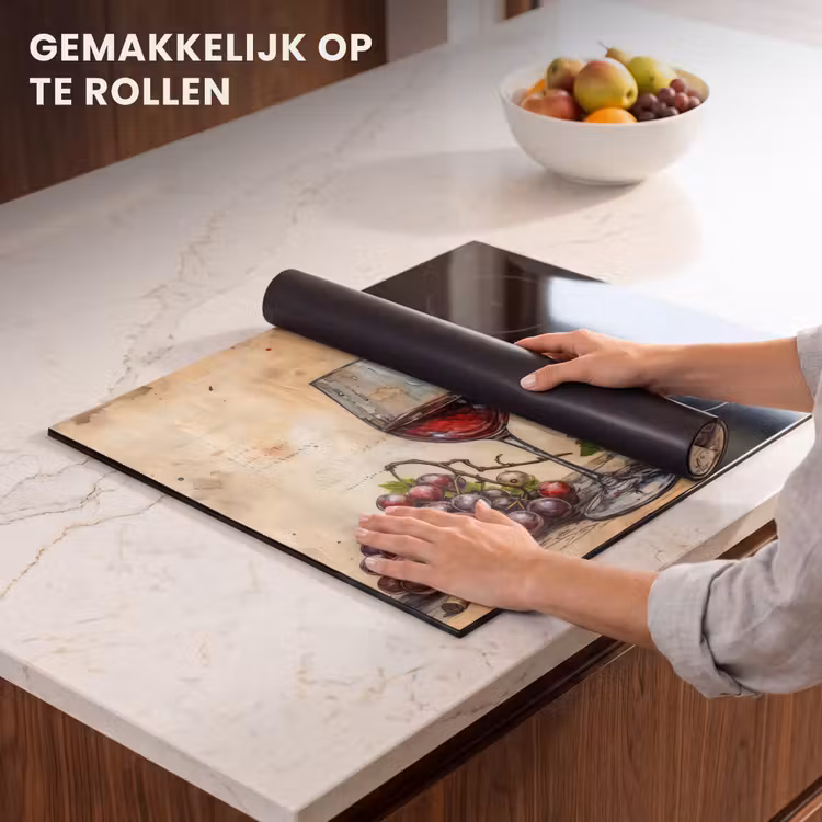 Inductie beschermer - Stilleven met Wijn en Druiven — 7