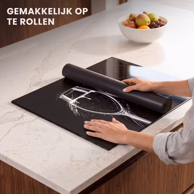 Inductie beschermer - Zwart-witte Toast — 7