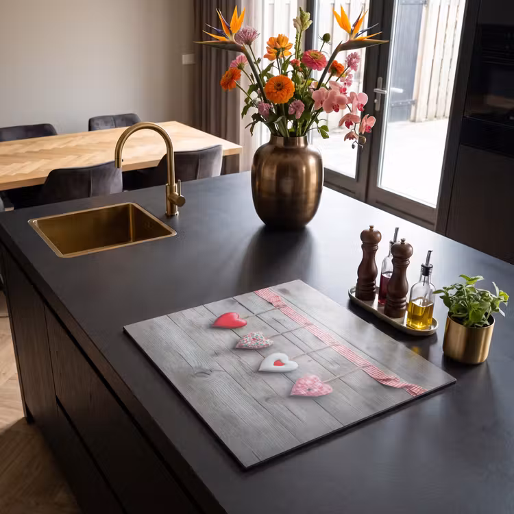 Inductie beschermer - Liefdeslied op Hout — 2