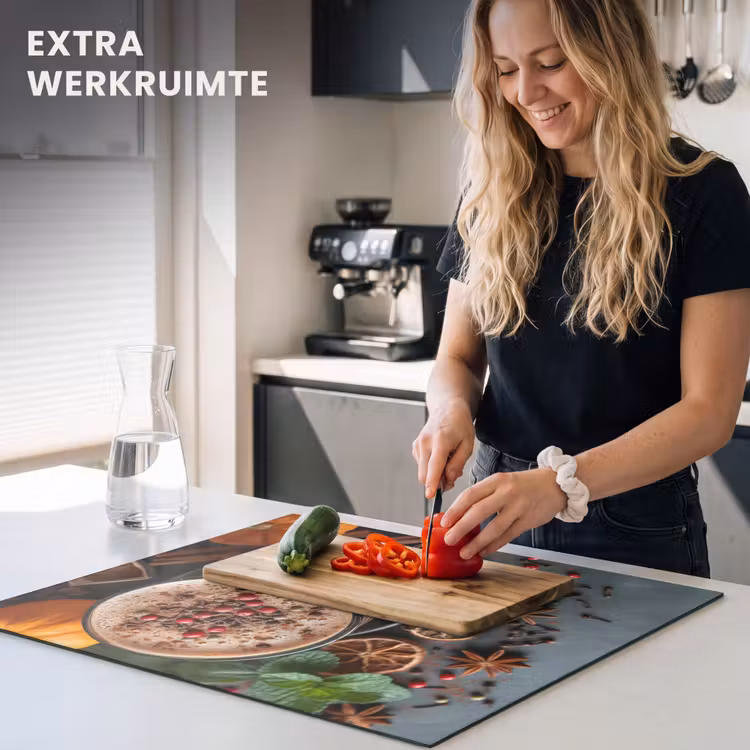Inductie beschermer - Herfstige Specerijen Latte — 5