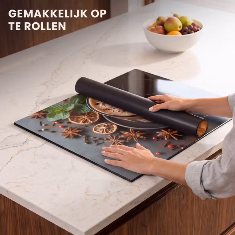 Inductie beschermer - Herfstige Specerijen Latte — 7