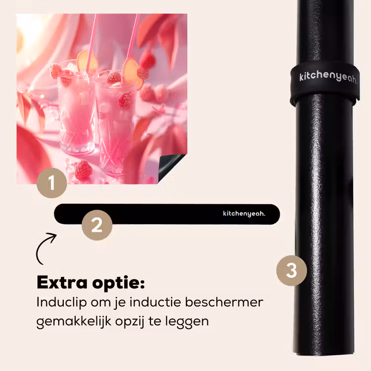 Inductie beschermer - Roze Zomerdrankjes — 8