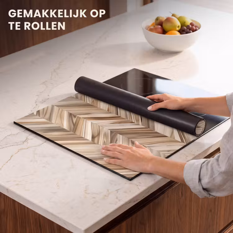 Inductie beschermer - Zonnestraal in Hout — 7