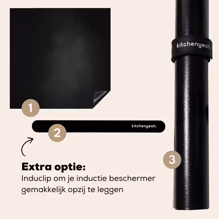 Inductie beschermer - Schaduwrijk Betongrijs — 8