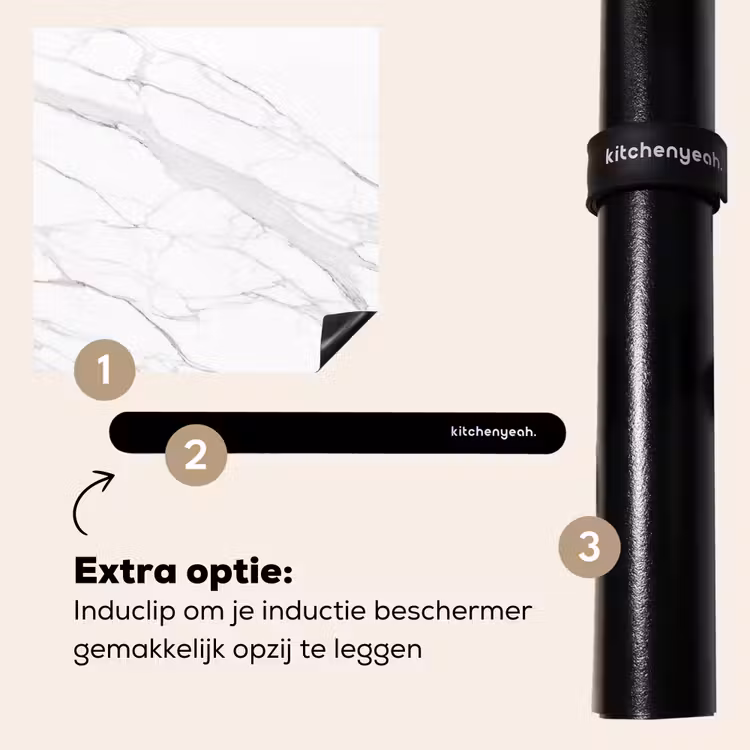 Inductie beschermer - Sublieme Marmeren Aders — 8