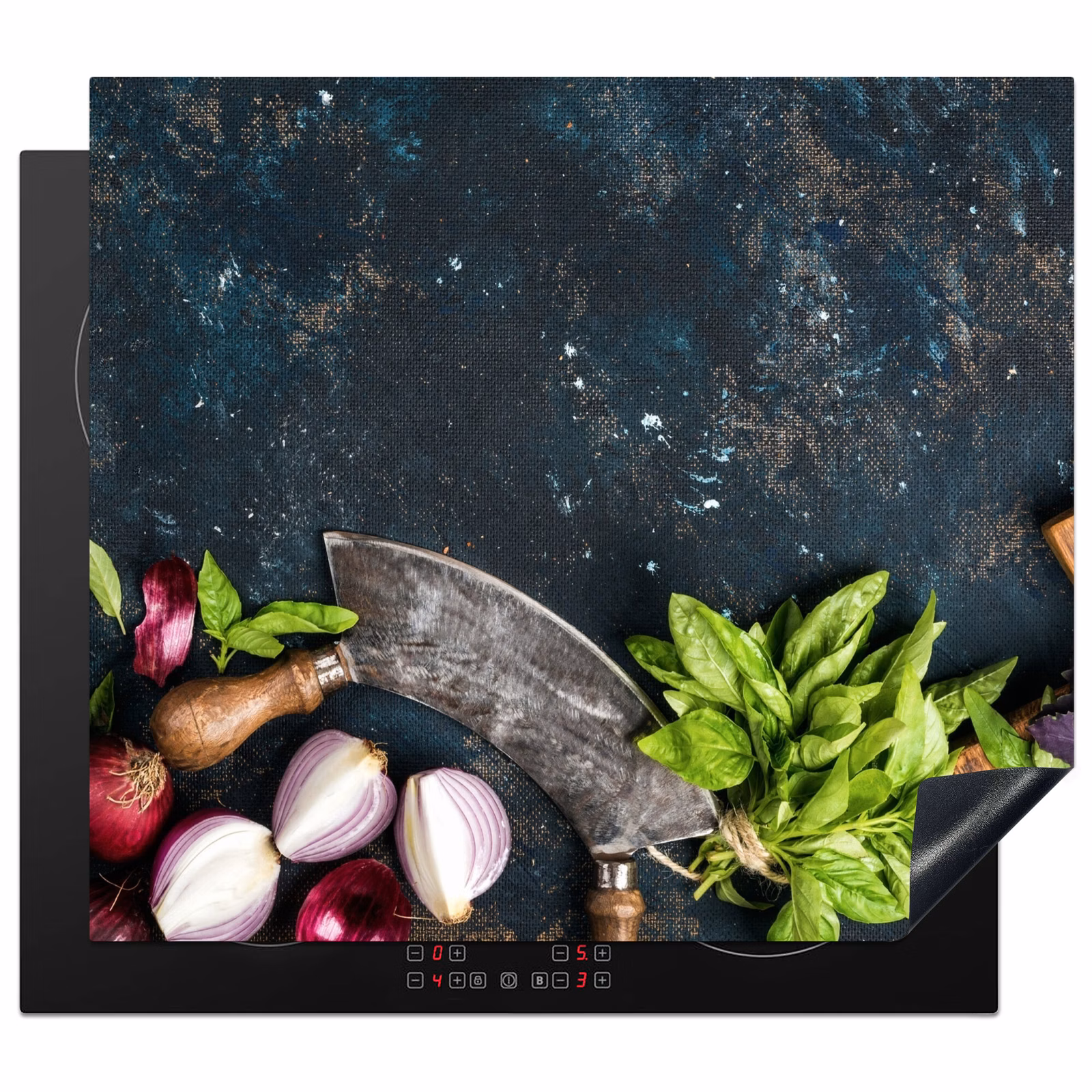 Inductie beschermer - Koksmes en Verse Ingrediënten — 1